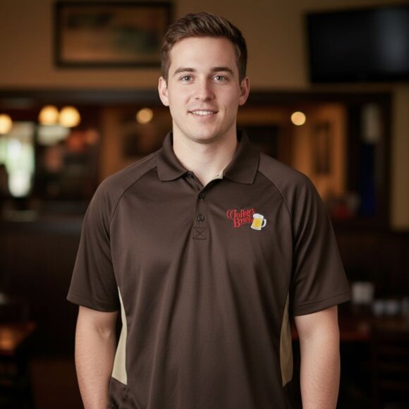 Vintage Strongbow Brown and Beige Shirt - Picture 1 of 1